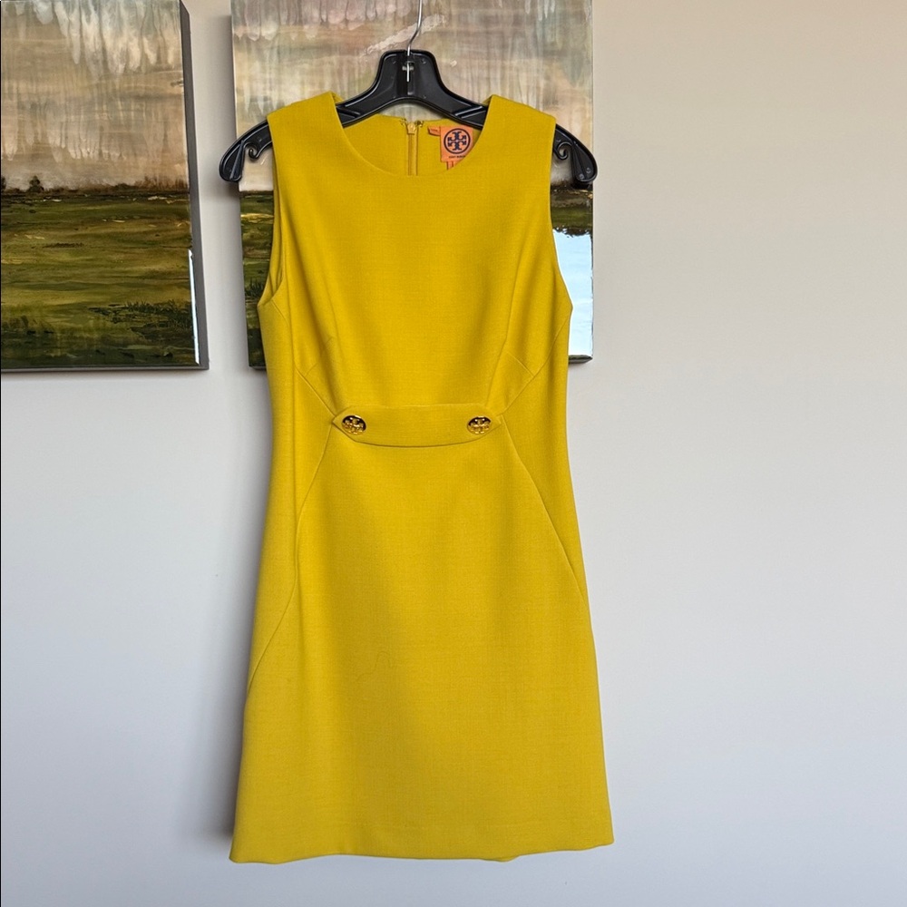 Tory Burch - Yellow Sleeveless Dress - Size 6
